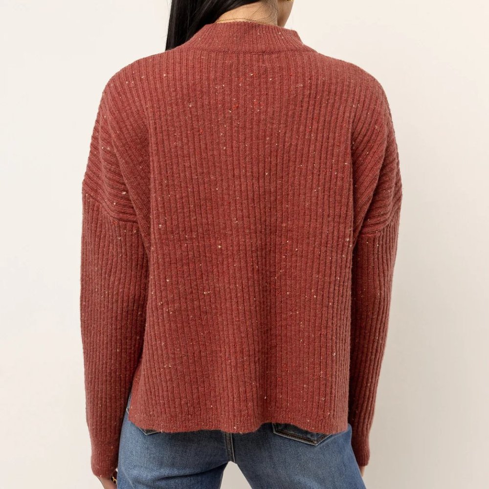 Wool Fallon Sweater / Rust / NWOT - Picture 3 of 5